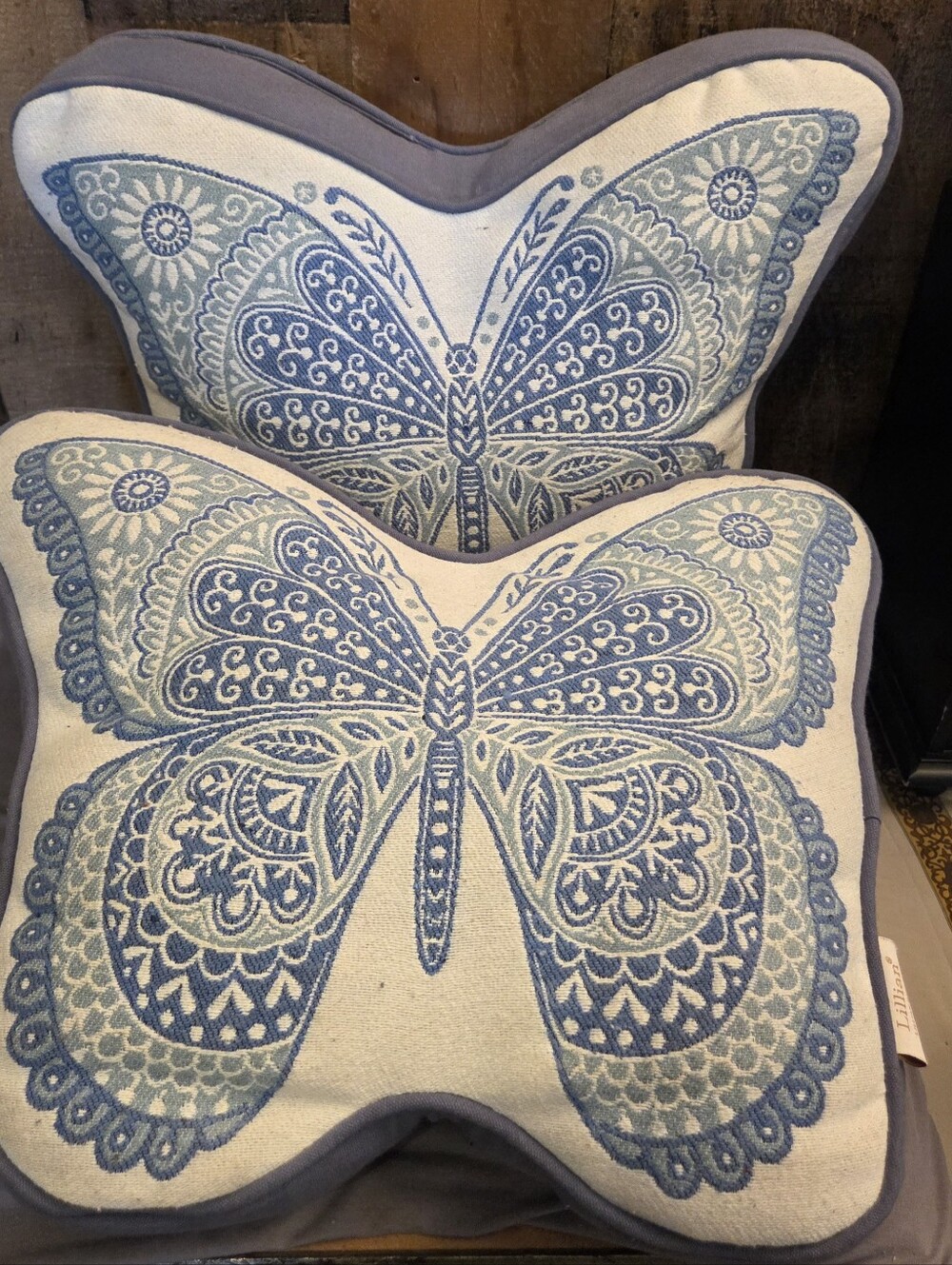 Lillian August Butterfly Pillows
